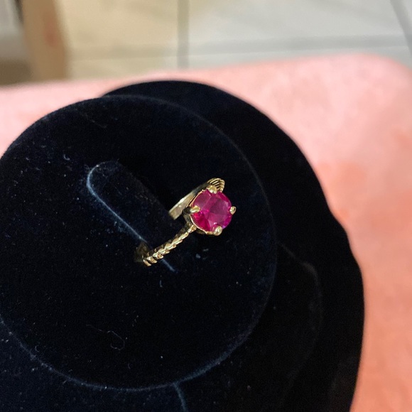 14kt Gold Filled Ruby Stone Ring - Picture 3 of 6